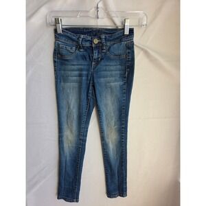 YMI Girl Jeans Girls Blue Medium Wash Skinny Mid Rise Tapered